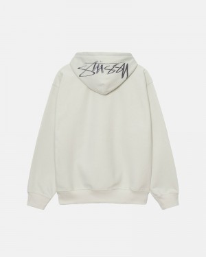 Stüssy Back Applique Hoodie Herren Grau | VOQPL-3461