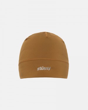 Stüssy Helvetica Sport SkullCaps Hüte Herren Gold | BLFTH-0529