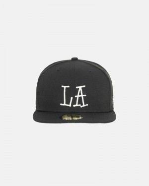 Stüssy La New Era Kappen Herren Schwarz | JEKZQ-4530