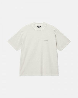 Stüssy Lazy T-shirts Herren Beige | PUWTC-4150